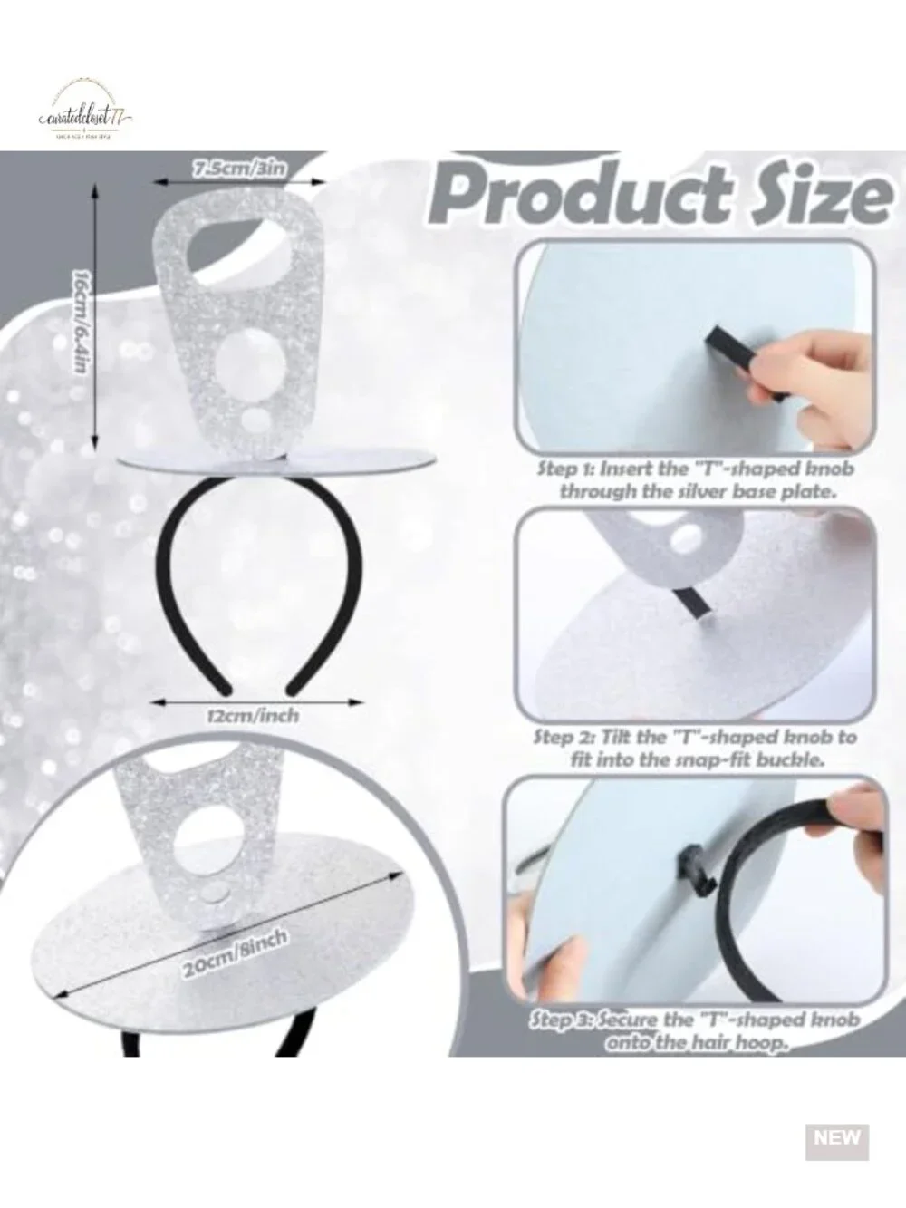 Soda Can Tab Headband Funny Halloween Costume Accessory Felt Adult Unisex